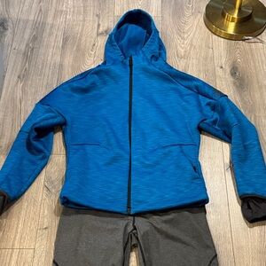 adidas Women’s  Performance Hooded Jacket in Blue